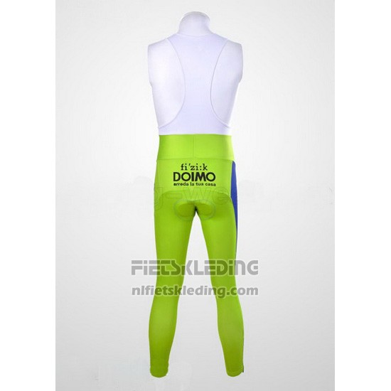 2012 Fietskleding Liquigas Cannondale Wit en Groen Lange Mouwen en Koersbroek